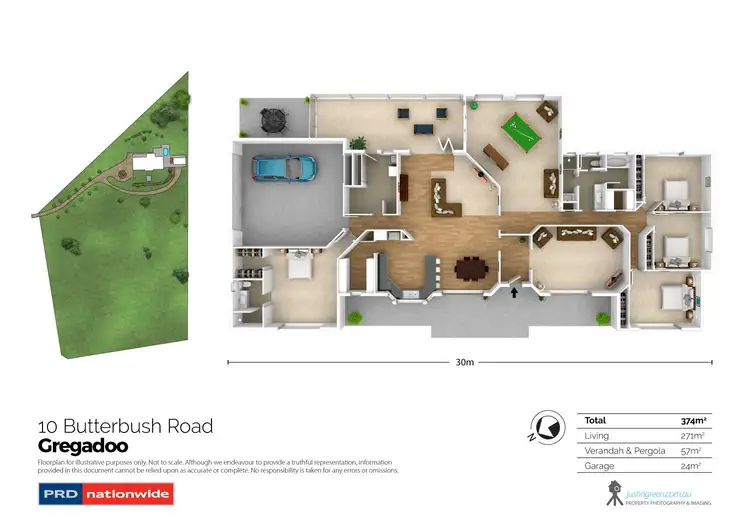 Floorplan of Homely house listing, 10 Butterbush Road, Gregadoo NSW 2650