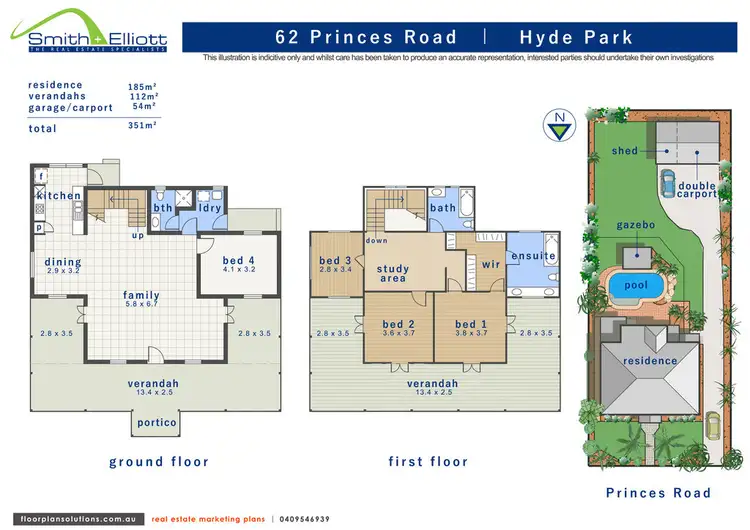Floorplan of Homely house listing, 62 Princes Road, Hyde Park QLD 4812
