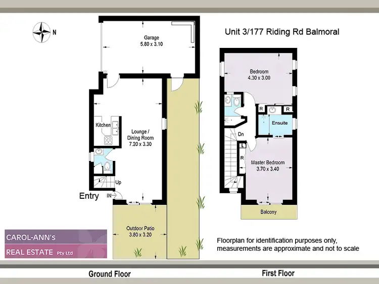 Floorplan of Homely townhouse listing, 3/177 Riding Road, Balmoral QLD 4171