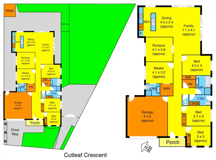 Floorplan of Homely house listing, 6 Cutleaf Crescent, Tarneit VIC 3029