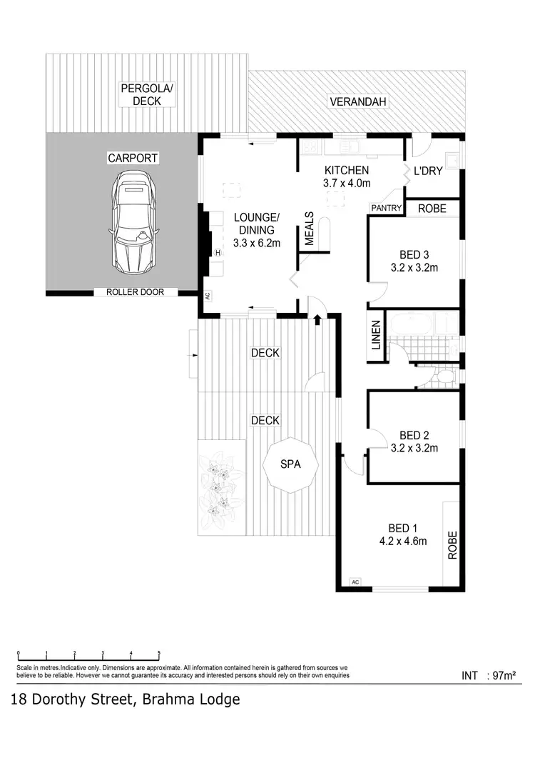 Floorplan of Homely house listing, 18B Dorothy Street, Brahma Lodge SA 5109