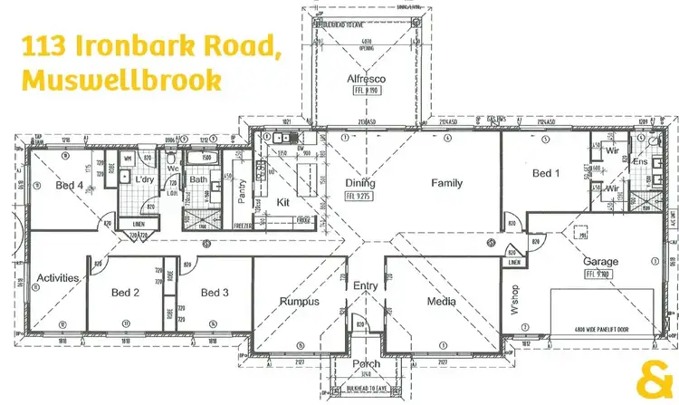 Floorplan of Homely house listing, 113 Ironbark Road, Muswellbrook NSW 2333