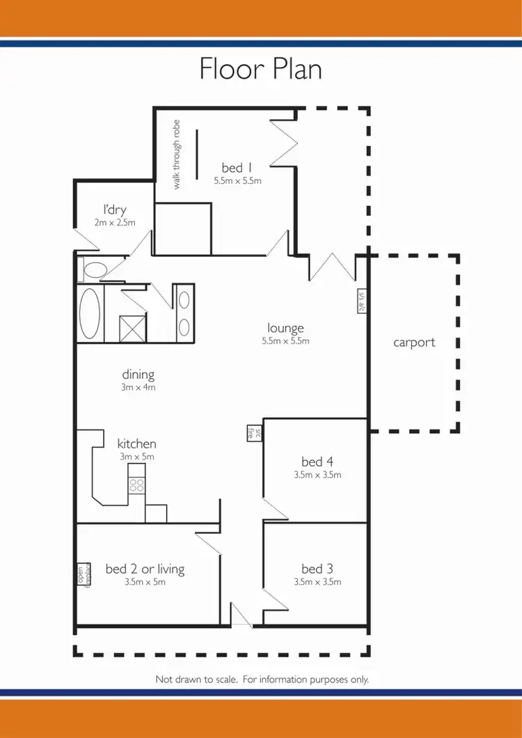 Floorplan of Homely house listing, 25 OConnor Street, Apsley VIC 3319