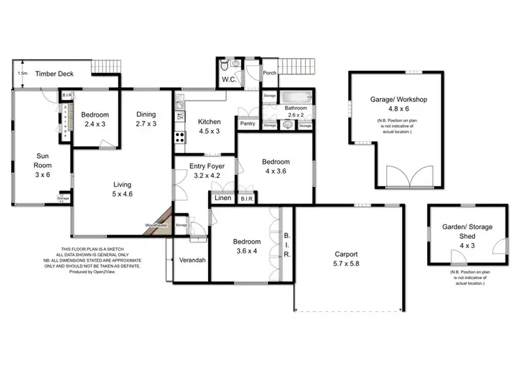 Floorplan of Homely house listing, 42 Main Road, Exeter TAS 7275