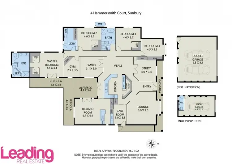 Floorplan of Homely house listing, 4 Hammersmith Court, Sunbury VIC 3429