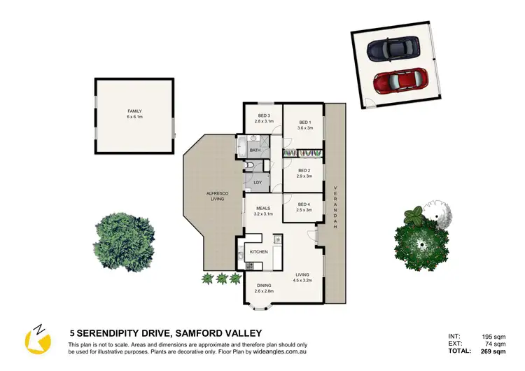 Floorplan of Homely house listing, 5 Serendipity Drive, Samford Valley QLD 4520
