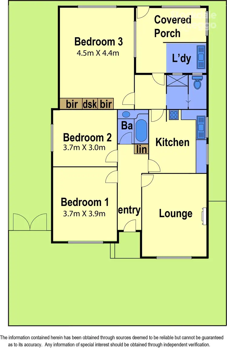 Floorplan of Homely house listing, 22 Dyson Street, Reservoir VIC 3073