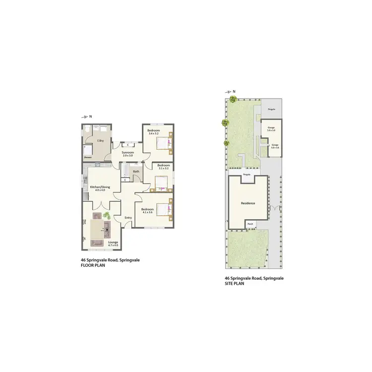 Floorplan of Homely house listing, 46 Springvale Road, Springvale VIC 3171