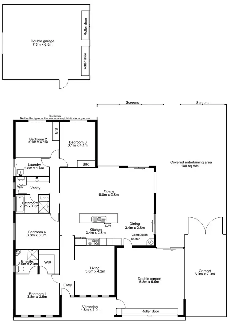Floorplan of Homely house listing, 11 Wakefield Drive, Goolwa North SA 5214