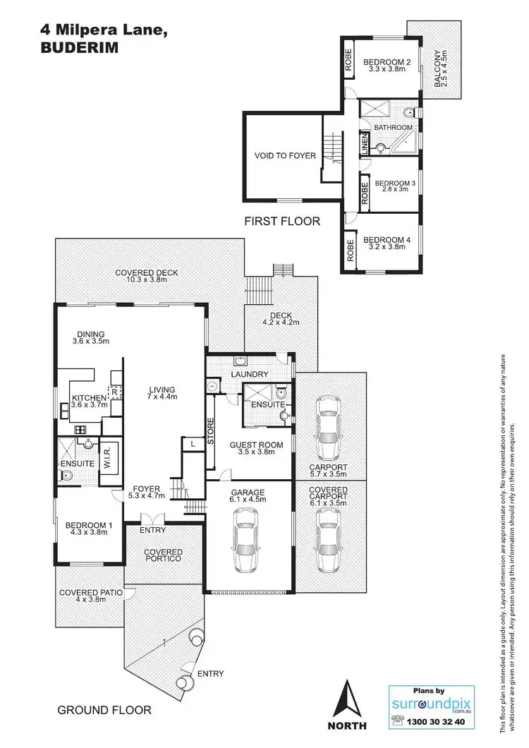 Floorplan of Homely house listing, 4 Milpera Lane, Buderim QLD 4556