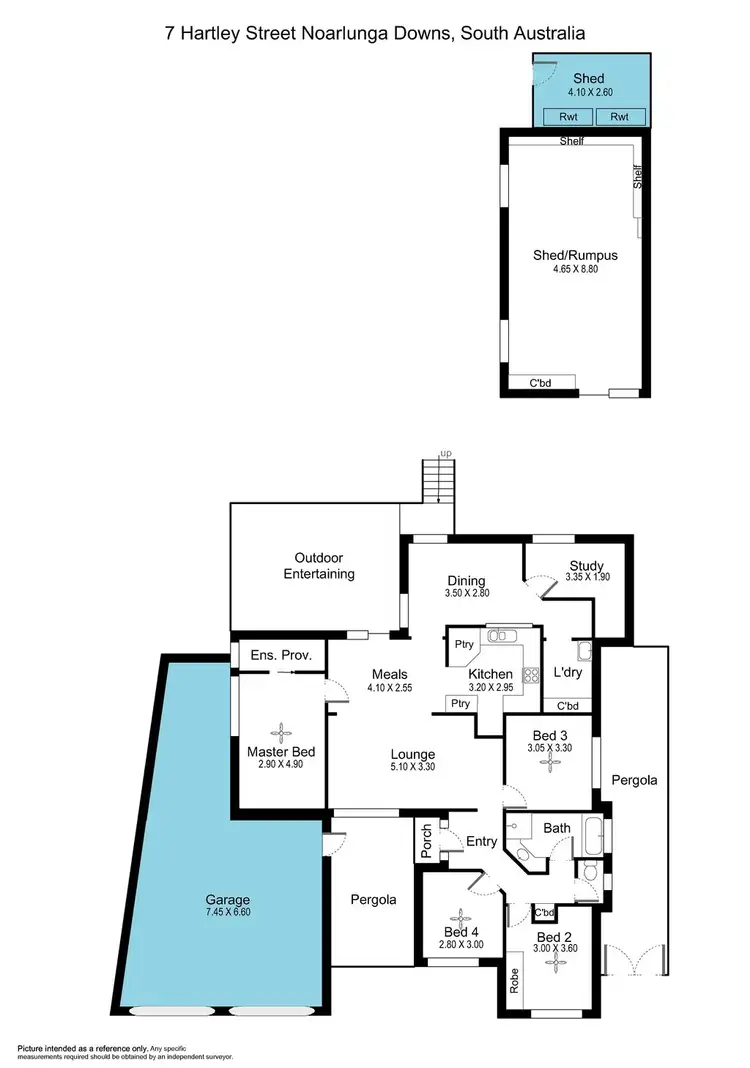 Floorplan of Homely house listing, 7 Hartley Street, Noarlunga Downs SA 5168