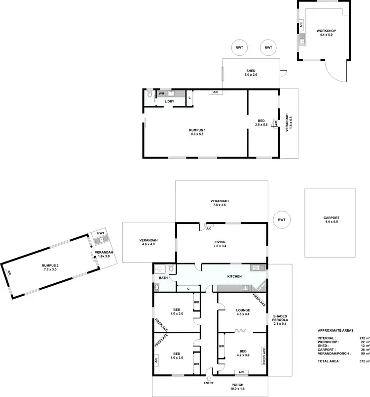 Floorplan of Homely house listing, 43 Panter Street, Willaston SA 5118
