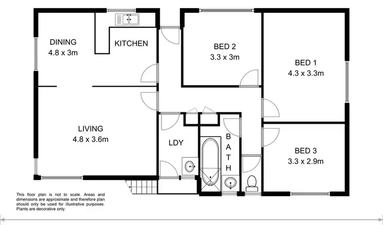 Floorplan of Homely house listing, 73 Fisher Avenue, Herdsmans Cove TAS 7030