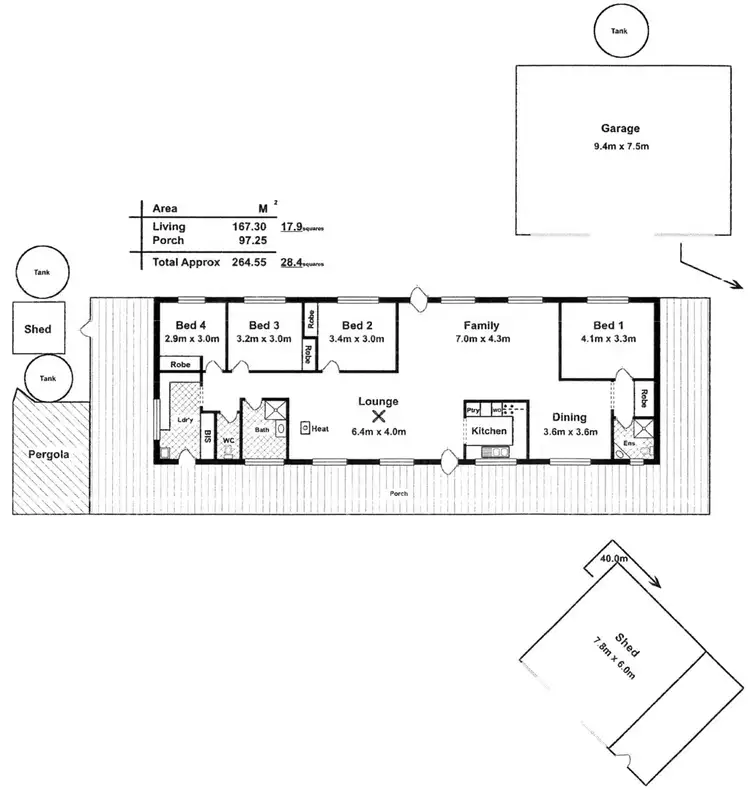 Floorplan of Homely rural property listing, 516 Burford's Hill Road, Mount Torrens SA 5244