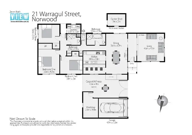 Floorplan of Homely house listing, 21 Warragul Street, Norwood TAS 7250