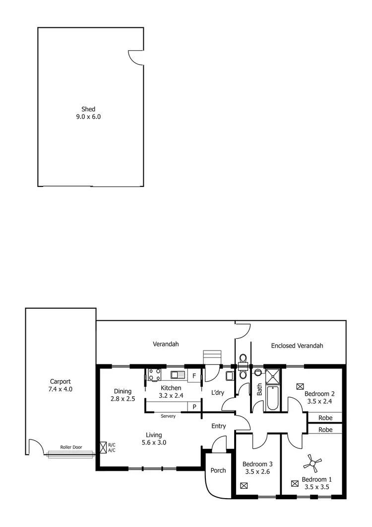 Floorplan of Homely house listing, 21 Barnabas Crescent, Christie Downs SA 5164