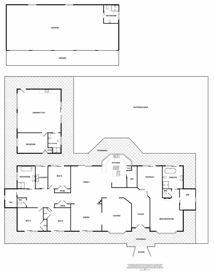 Floorplan of Homely house listing, 7 Warrigal Close, Brandy Hill NSW 2324