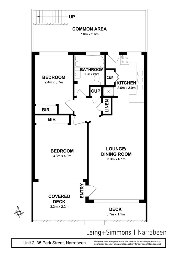 Floorplan of Homely apartment listing, 2/35 Park Street, Narrabeen NSW 2101