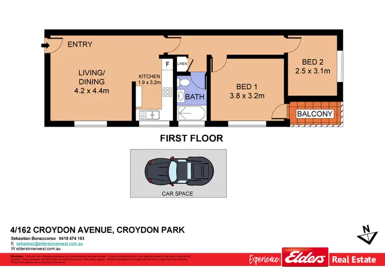 Floorplan of Homely unit listing, 4/162 Croydon Avenue, Croydon Park NSW 2133