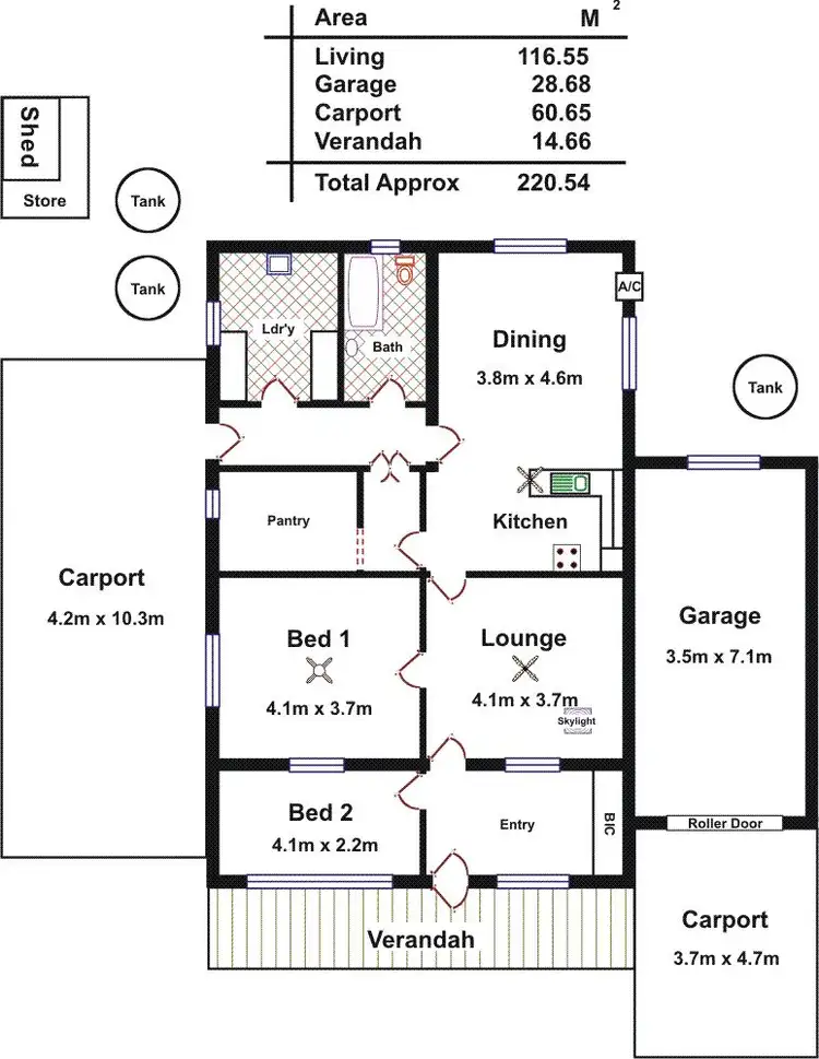 Floorplan of Homely house listing, 28 Edward Street, Willaston SA 5118