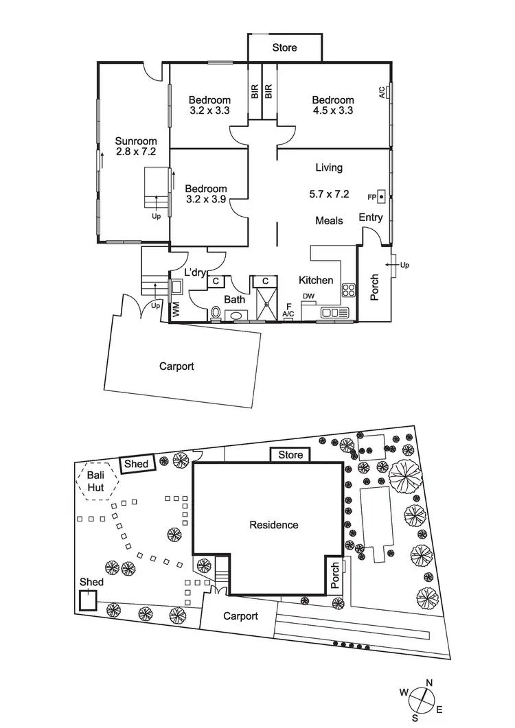 Floorplan of Homely house listing, 28 Currawong Street, Mornington VIC 3931