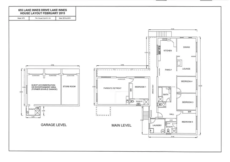 Floorplan of Homely rural property listing, 655 Lake Innes Drive, Lake Innes NSW 2446