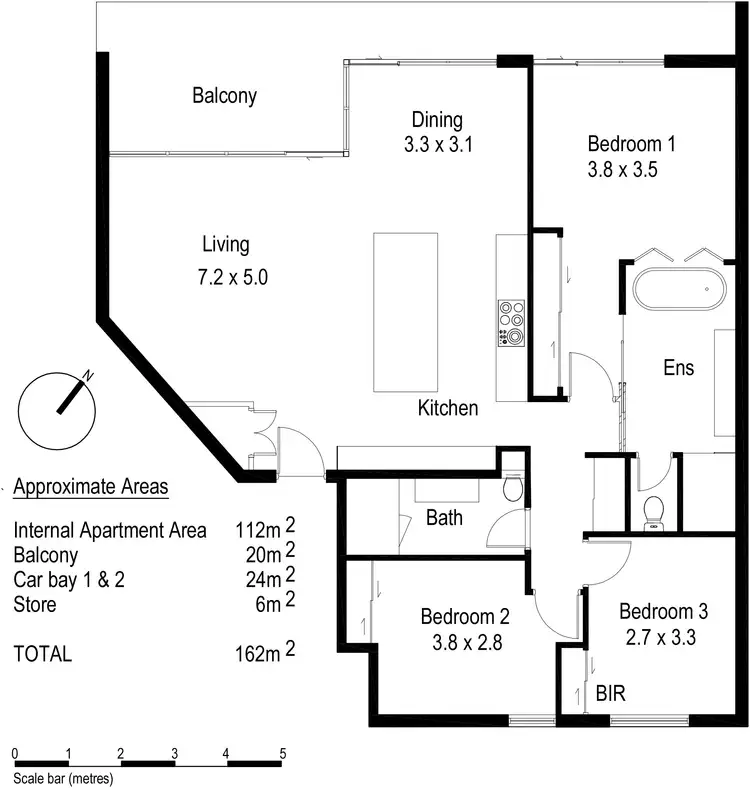 Floorplan of Homely house listing, 5/11 Perlinte View, North Coogee WA 6163