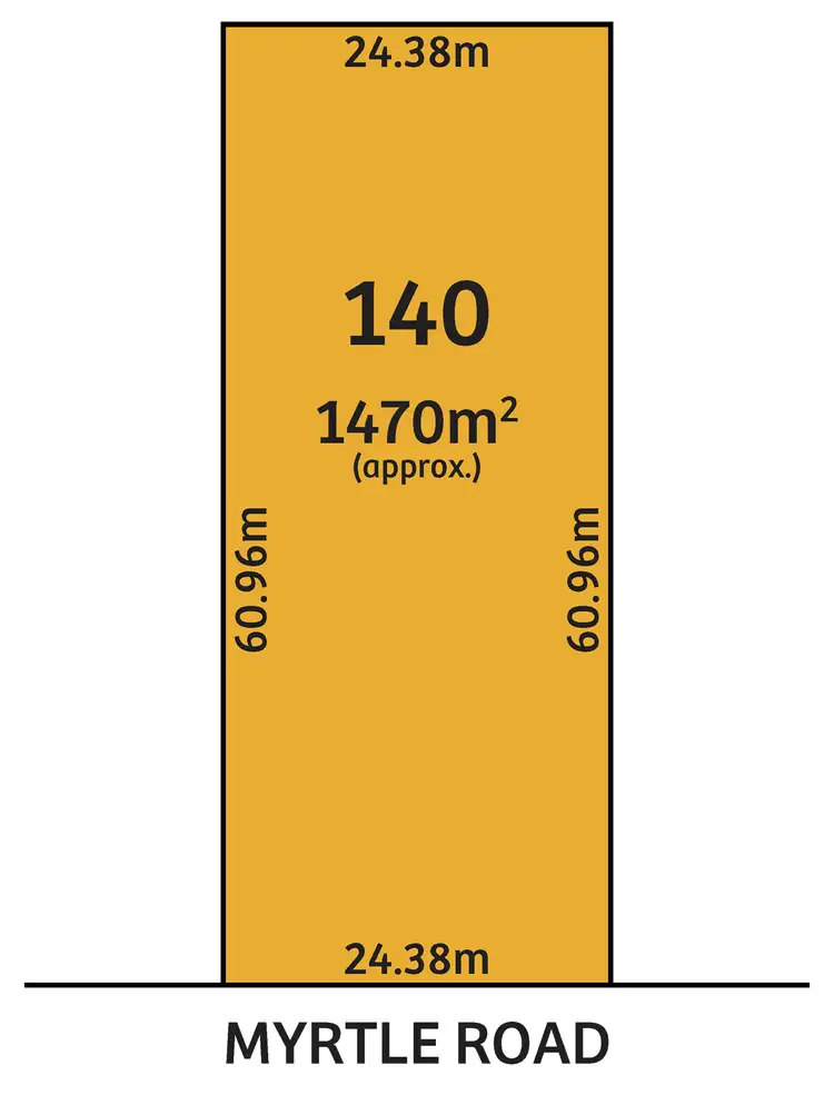 Floorplan of Homely land listing, 2A Myrtle Road, Hawthorndene SA 5051