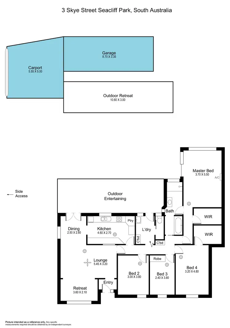 Floorplan of Homely house listing, 3 Skye Street, Seacliff Park SA 5049