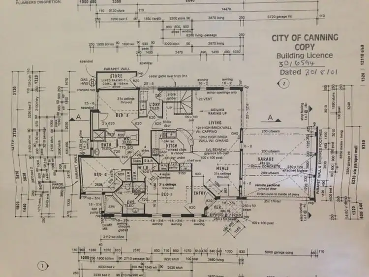 Floorplan of Homely house listing, 1 Brixton Road, Bentley WA 6102