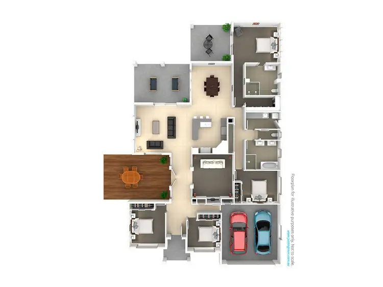 Floorplan of Homely house listing, 7 Kalmia Place, Springvale NSW 2650