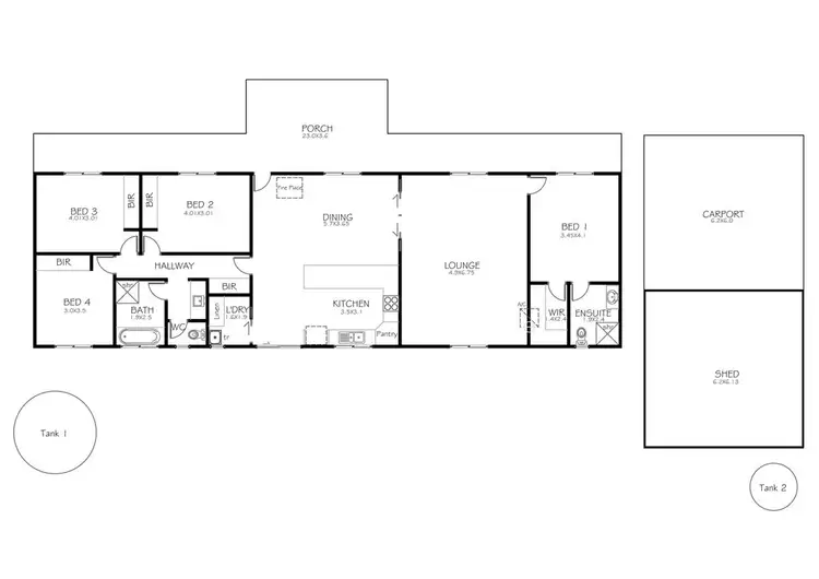 Floorplan of Homely house listing, 63-71 Stormbird Drive, Boston SA 5607