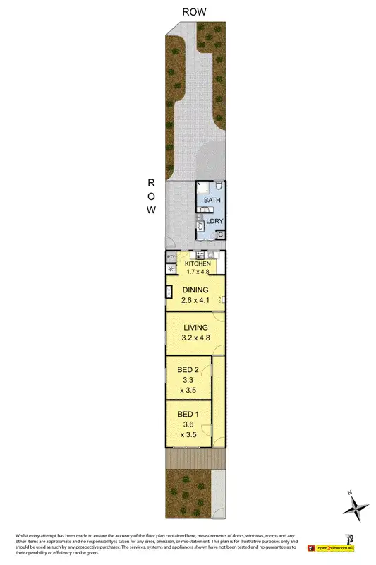 Floorplan of Homely house listing, 110 John Street, Williamstown VIC 3016