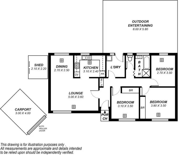 Floorplan of Homely house listing, 2 Gould Place, Salisbury SA 5108