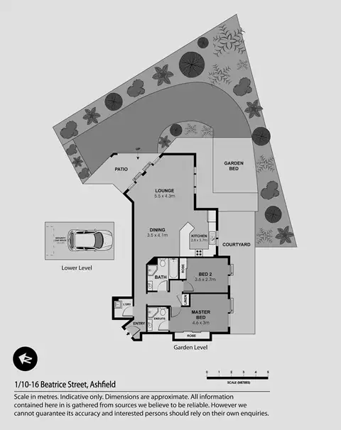 Floorplan of Homely unit listing, 1/10 Beatrice Street, Ashfield NSW 2131
