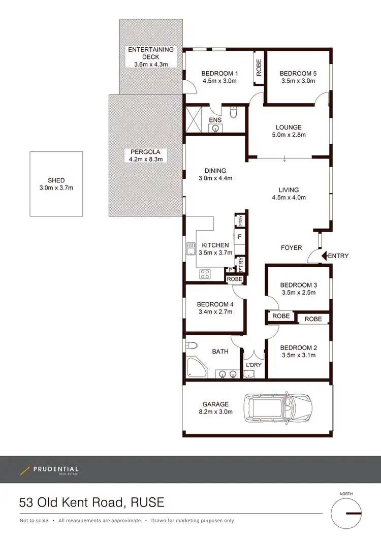 Floorplan of Homely house listing, 53 Old Kent Road, Ruse NSW 2560