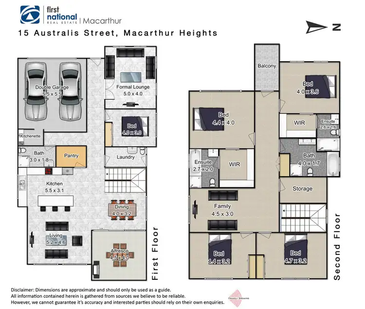 Floorplan of Homely house listing, 15 Australis Street, Campbelltown NSW 2560
