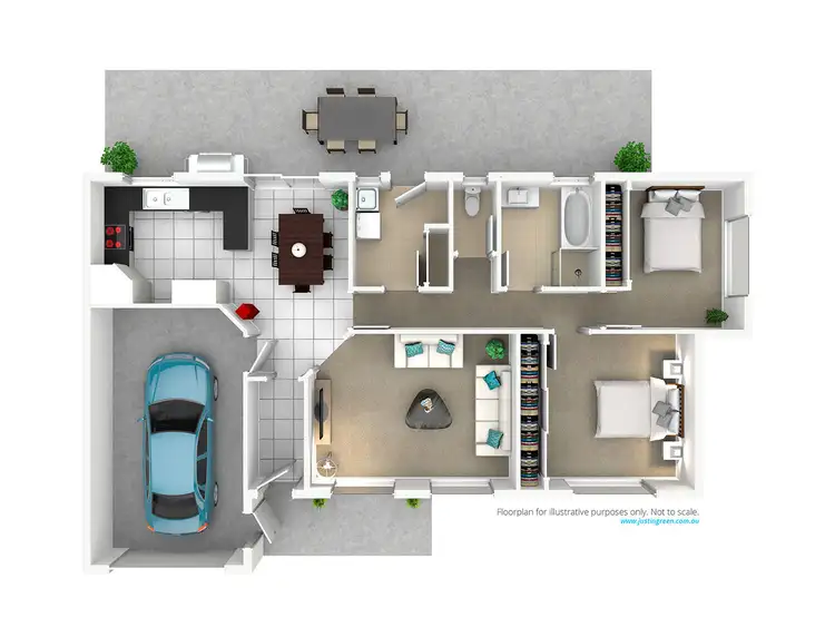 Floorplan of Homely unit listing, 1/89 Dalman Parkway, Glenfield Park NSW 2650