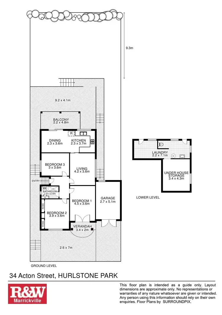 Floorplan of Homely house listing, 34 Acton Street, Hurlstone Park NSW 2193