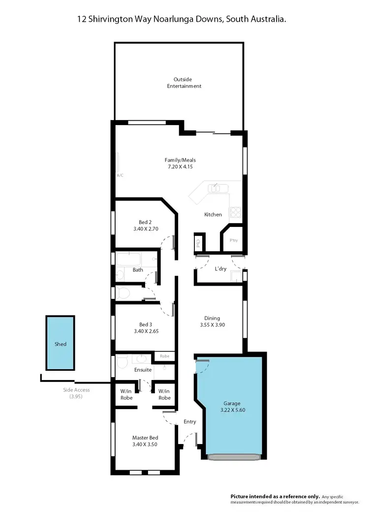 Floorplan of Homely house listing, 12 Shirvington Way, Noarlunga Downs SA 5168