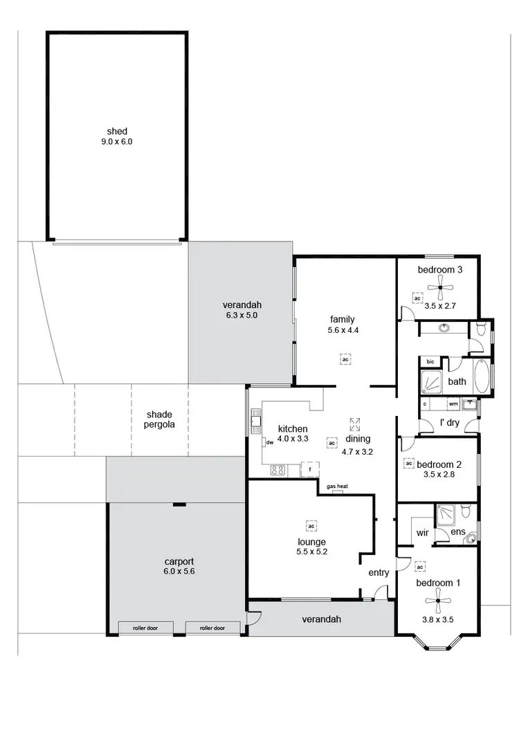 Floorplan of Homely house listing, 284 Pimpala Road, Woodcroft SA 5162