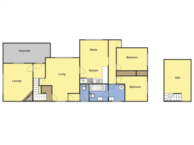 Floorplan of Homely house listing, Lot 2, 55A Maud Street, Geelong VIC 3220