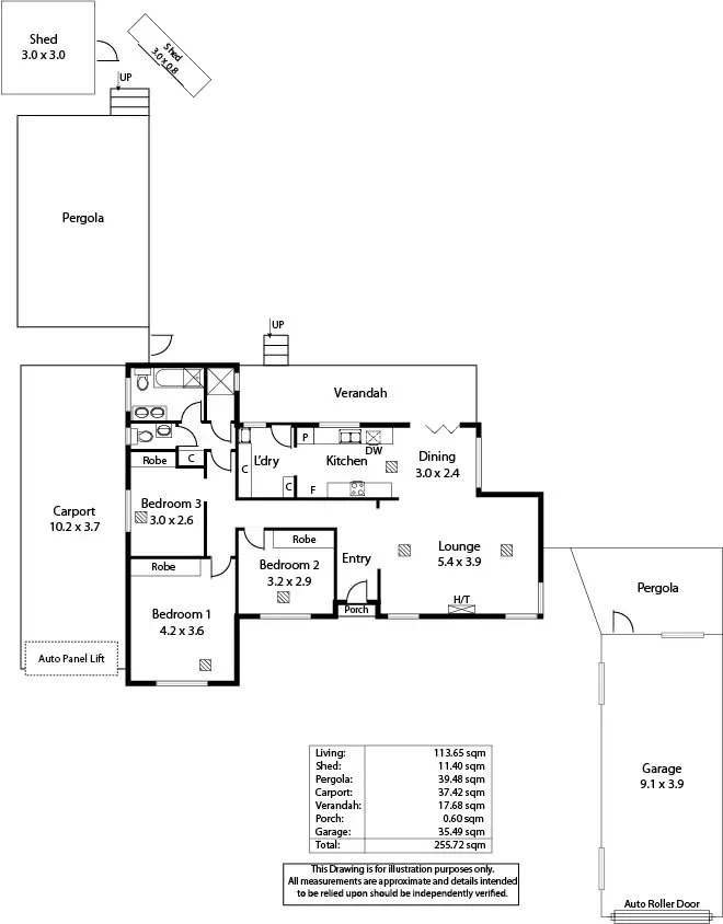 Floorplan of Homely house listing, 4 Everest Avenue, Athelstone SA 5076