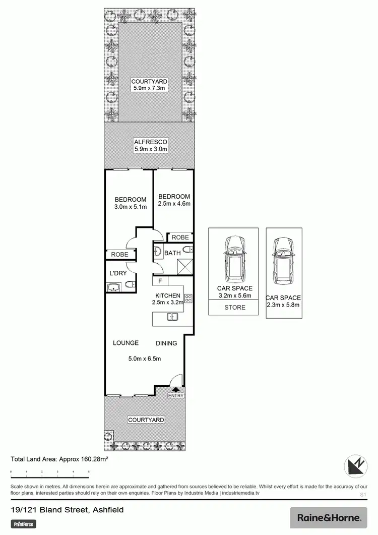 Floorplan of Homely apartment listing, 19/121-125 Bland Street, Ashfield NSW 2131
