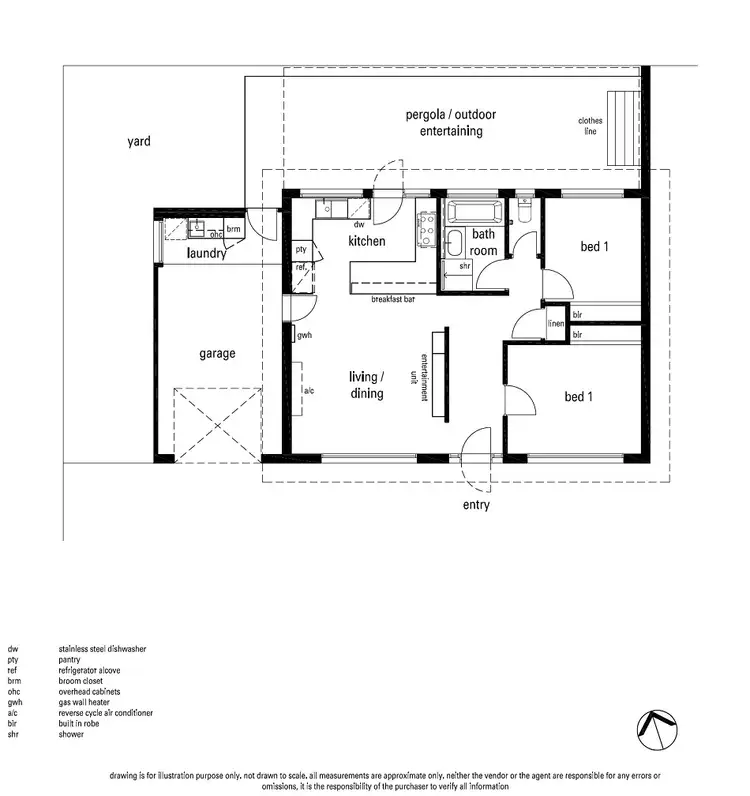 Floorplan of Homely unit listing, 3/36 Ligar Street, Sunbury VIC 3429