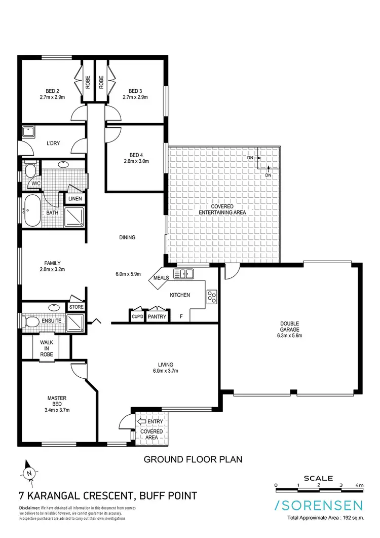 Floorplan of Homely house listing, 7 Karangal Crescent, Buff Point NSW 2262