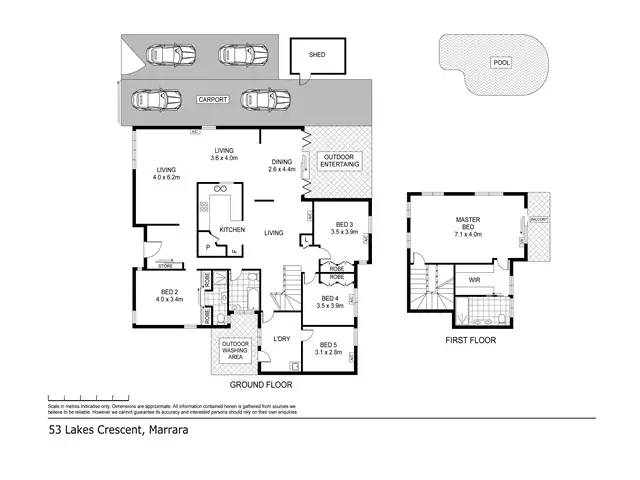 Floorplan of Homely house listing, 53 Lakes Crescent, Marrara NT 812
