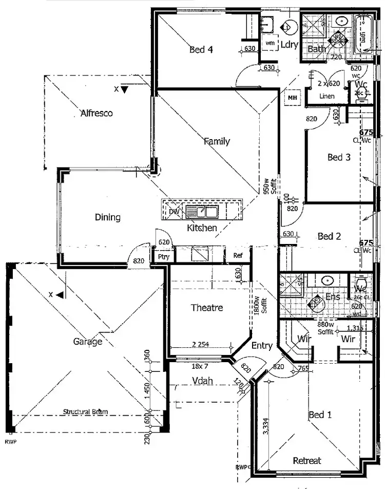 Floorplan of Homely house listing, 3 Cowara Way, Byford WA 6122