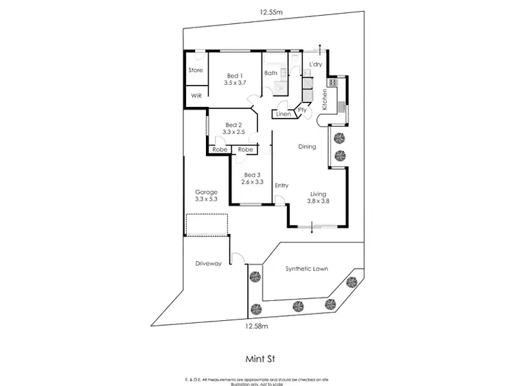 Floorplan of Homely villa listing, 57 Mint Street, East Victoria Park WA 6101