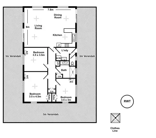 Floorplan of Homely house listing, 92 Woodlands Road, Humpty Doo NT 836